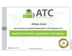 Android Certified Application Developer