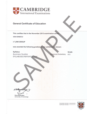 Certificat Cambridge