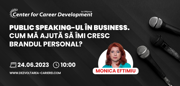 Seminar Gratuit - Public speaking-ul &icirc;n business
