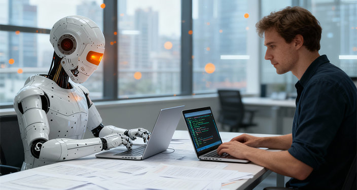 Poate AI să înlocuiască complet programatorii