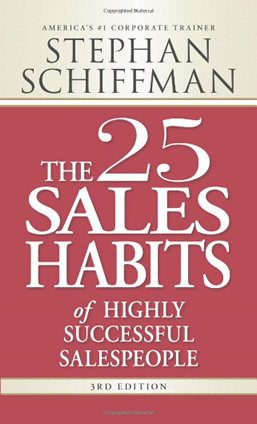 Book: The 25 sales habits of highly successful salespeople