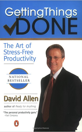 Book: Getting things done: The art of stress-free productivity