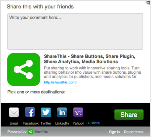 sharethis plugin